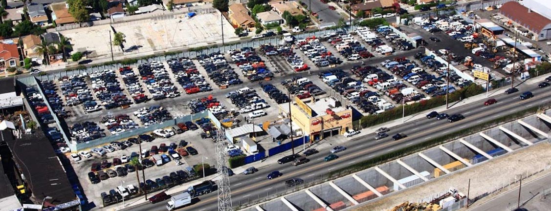 Used Car Parts at Salvage Yard